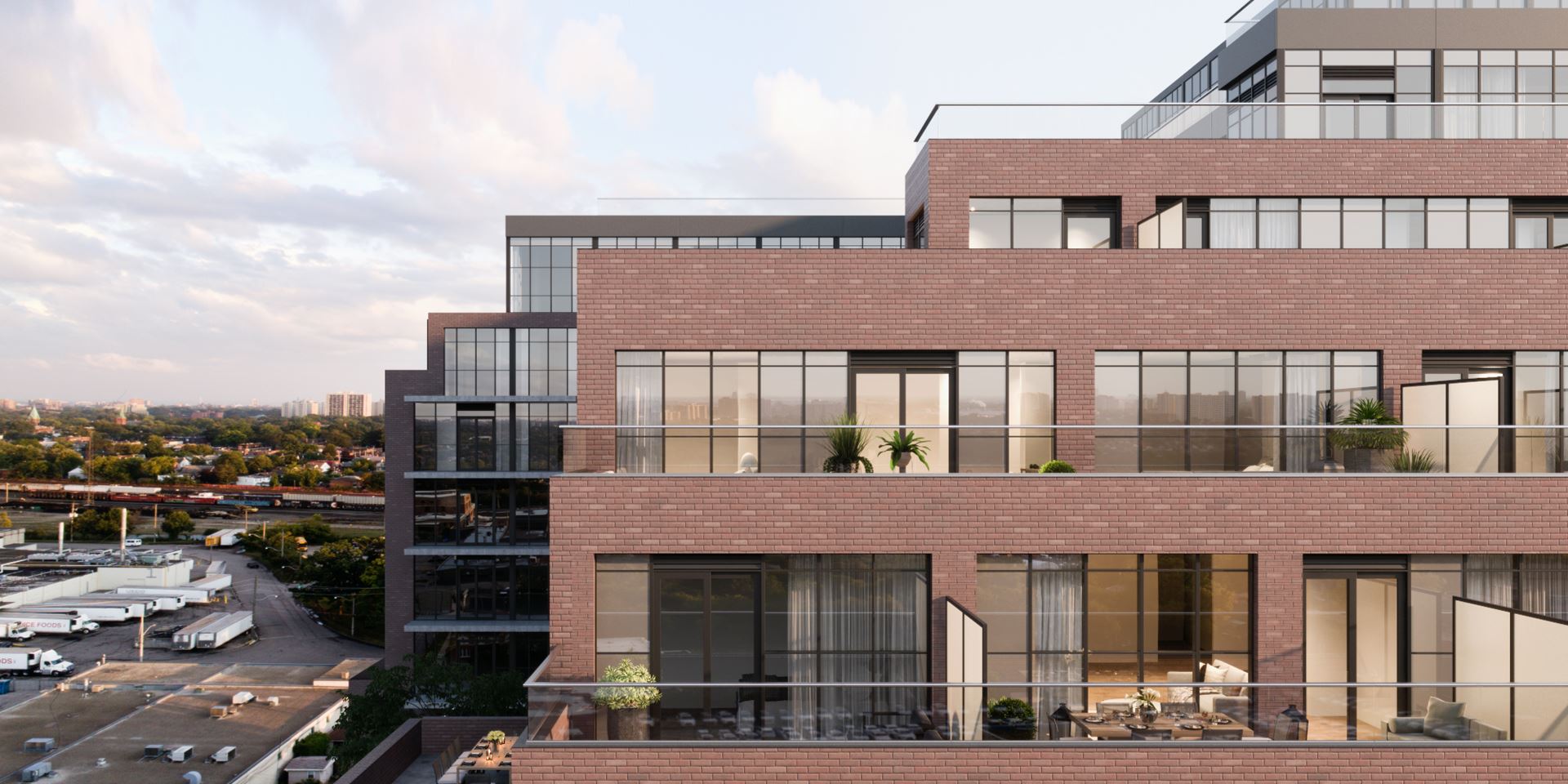 Stockyards District Residences rendering