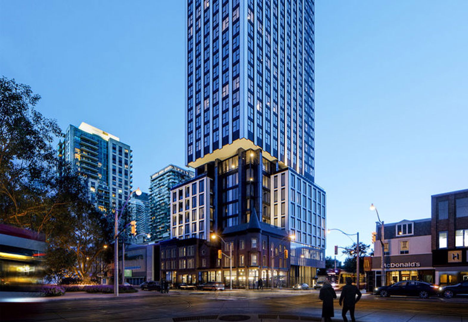 Queen Church Condos rendering