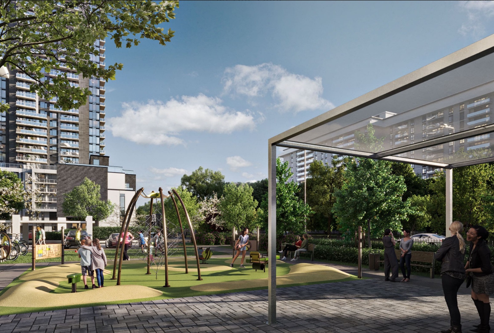 Metro Park Condos rendering