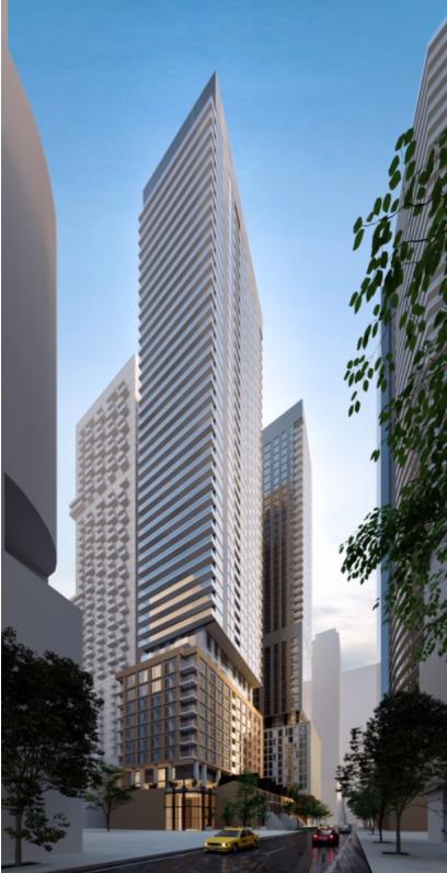 Theatre District Residence rendering