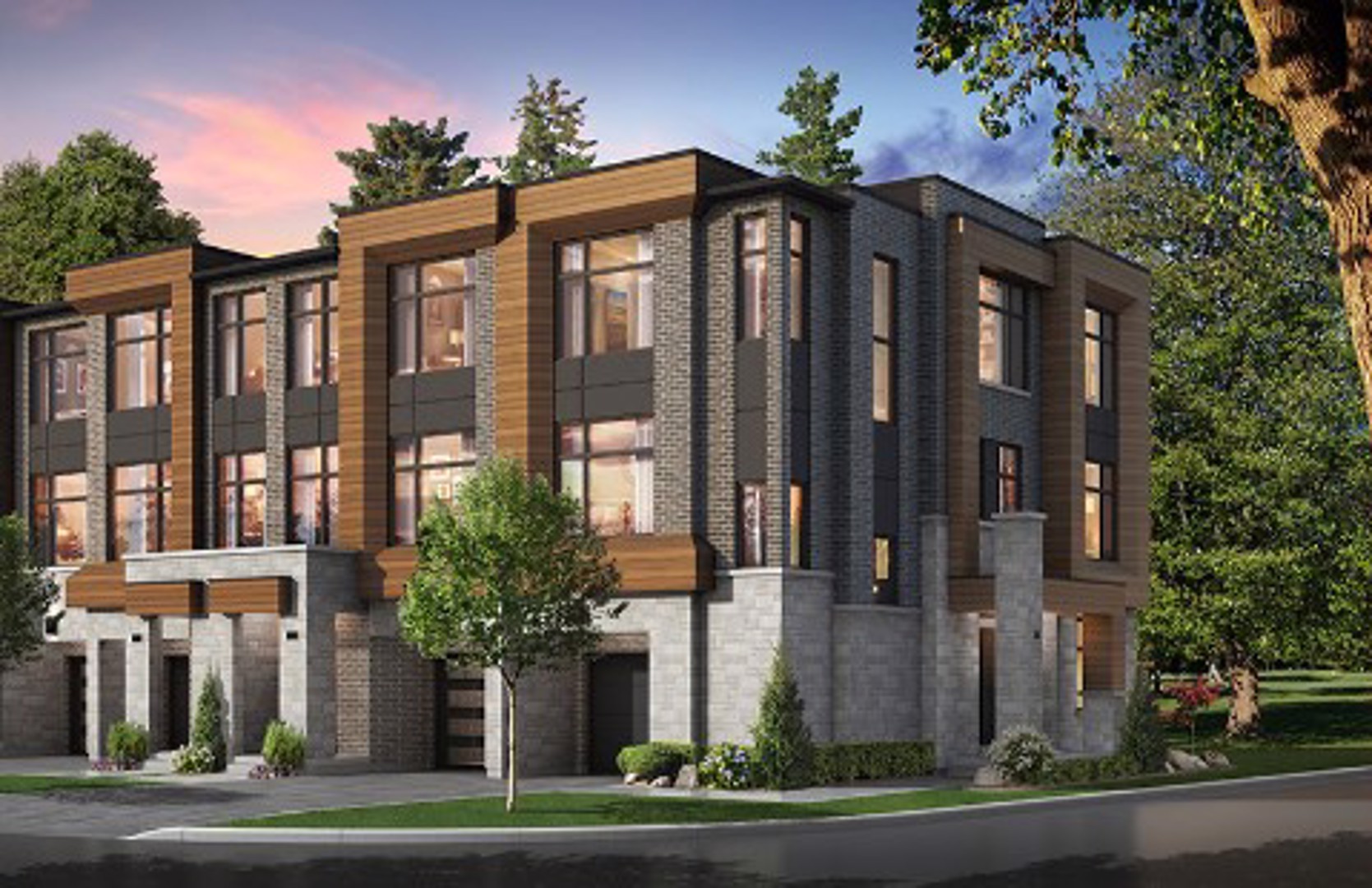 The Towns of Rutherford Heights rendering