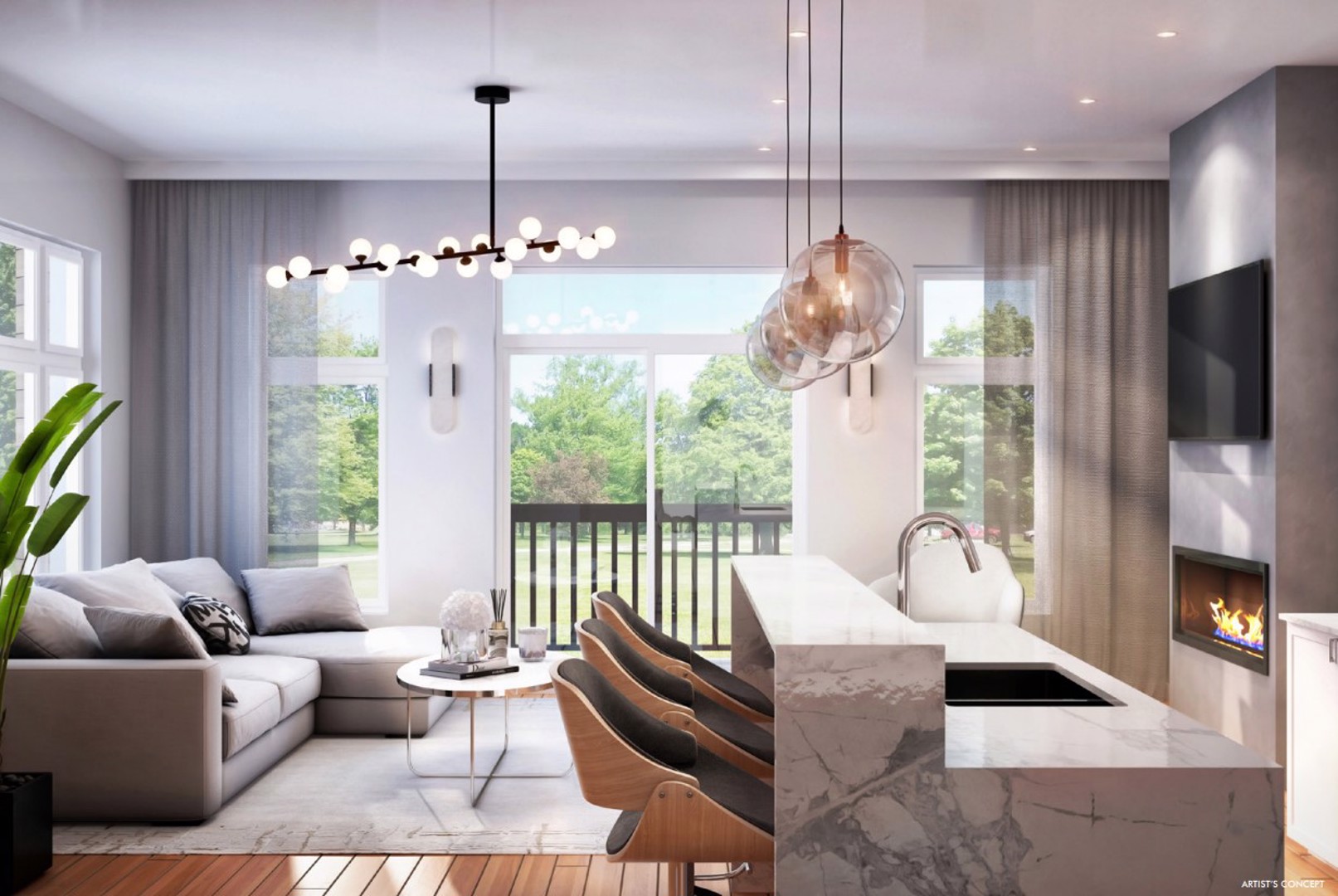 The Towns of Rutherford Heights rendering
