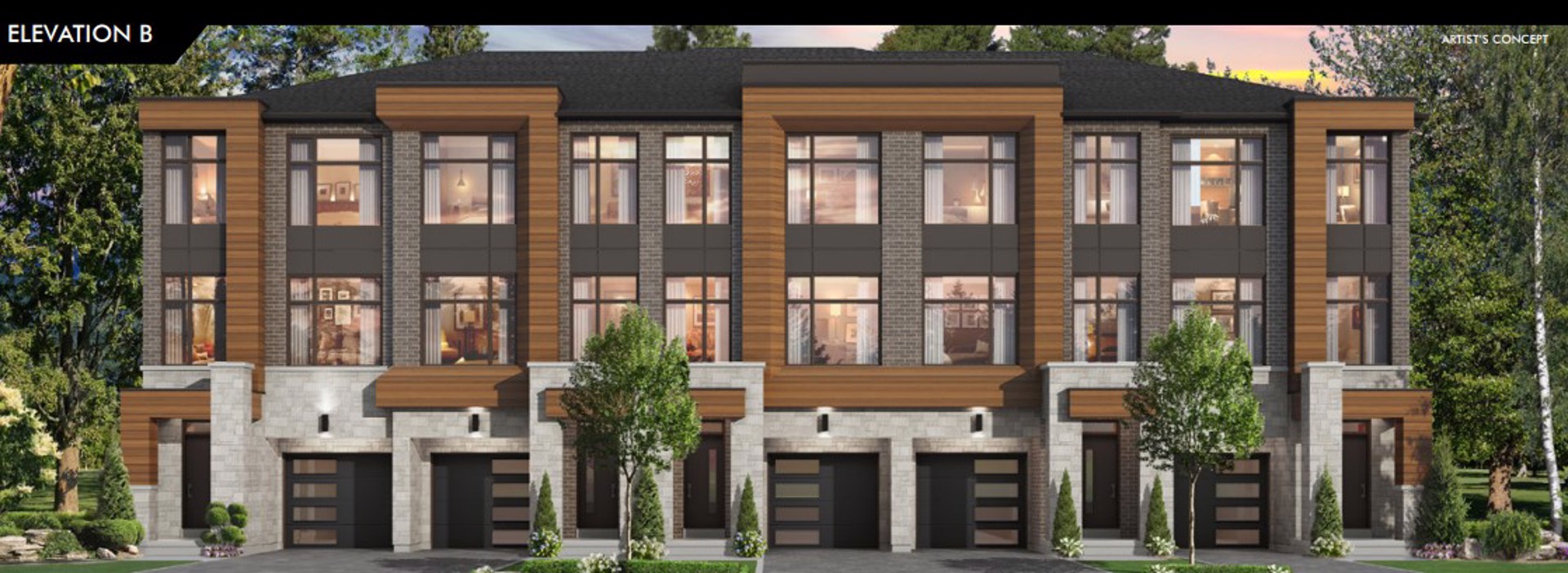 The Towns of Rutherford Heights rendering