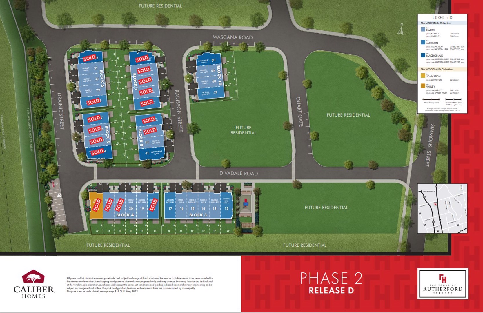 The Towns of Rutherford Heights rendering