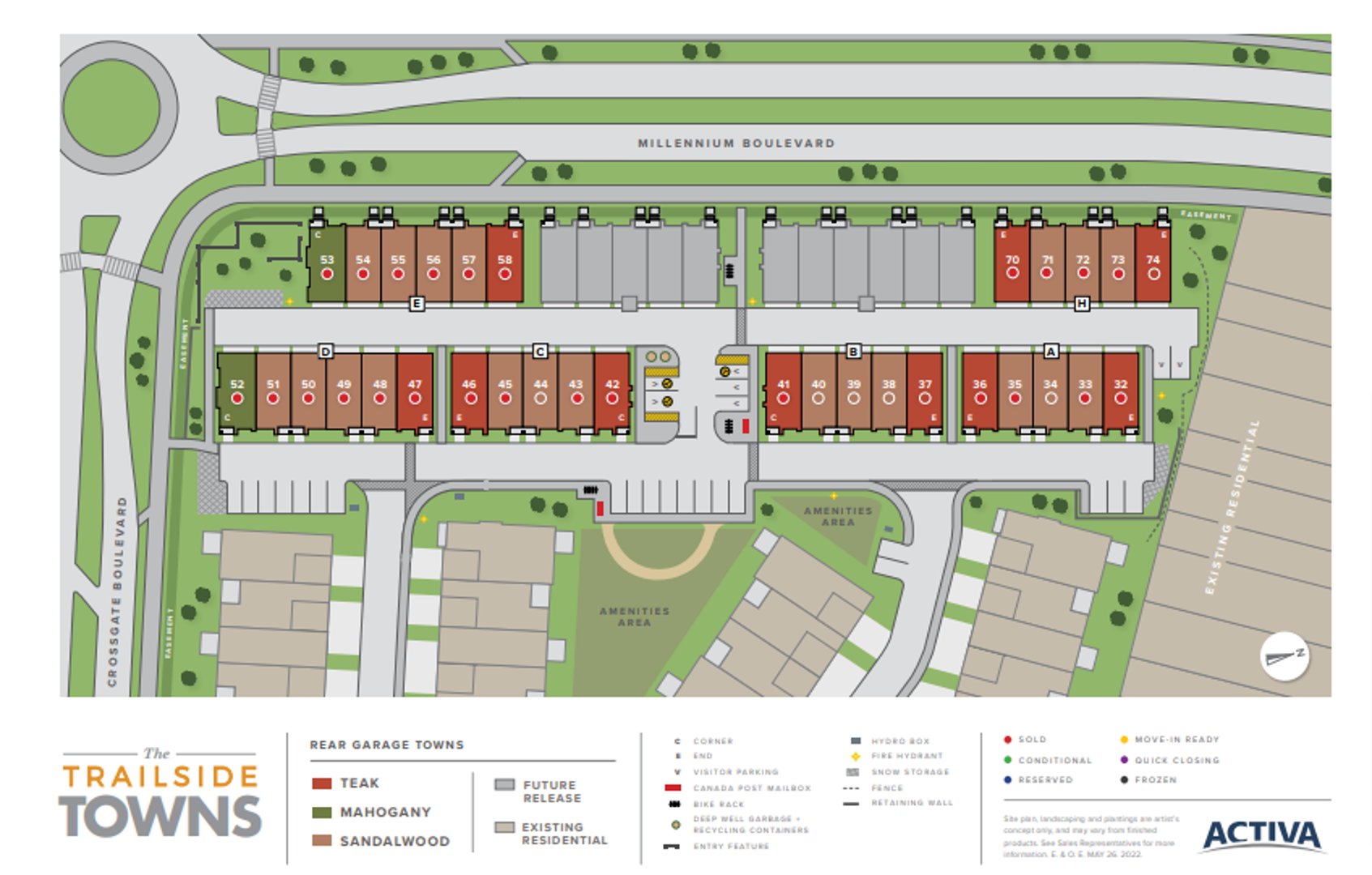 The Trailside Towns rendering