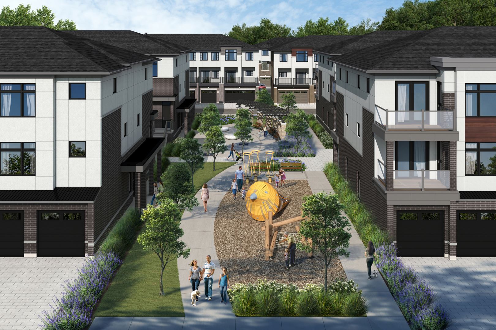 Park District Towns rendering