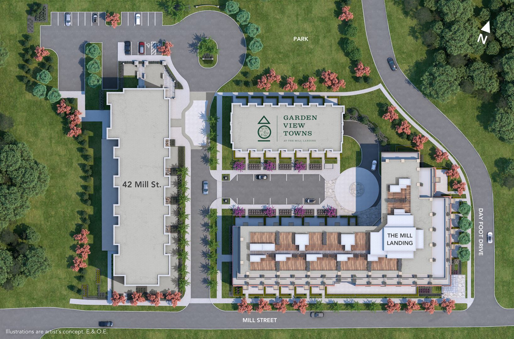 The Mill Landing Condos rendering
