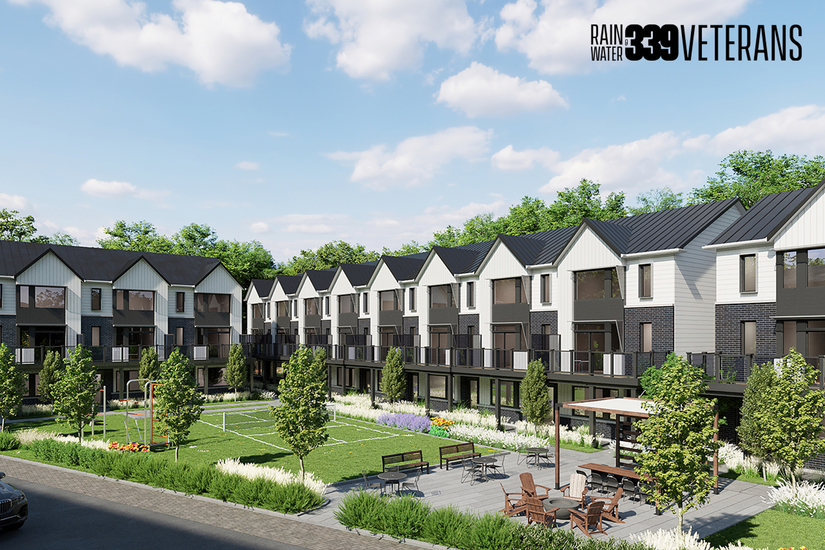 Rainwater @ 339 Veterans rendering