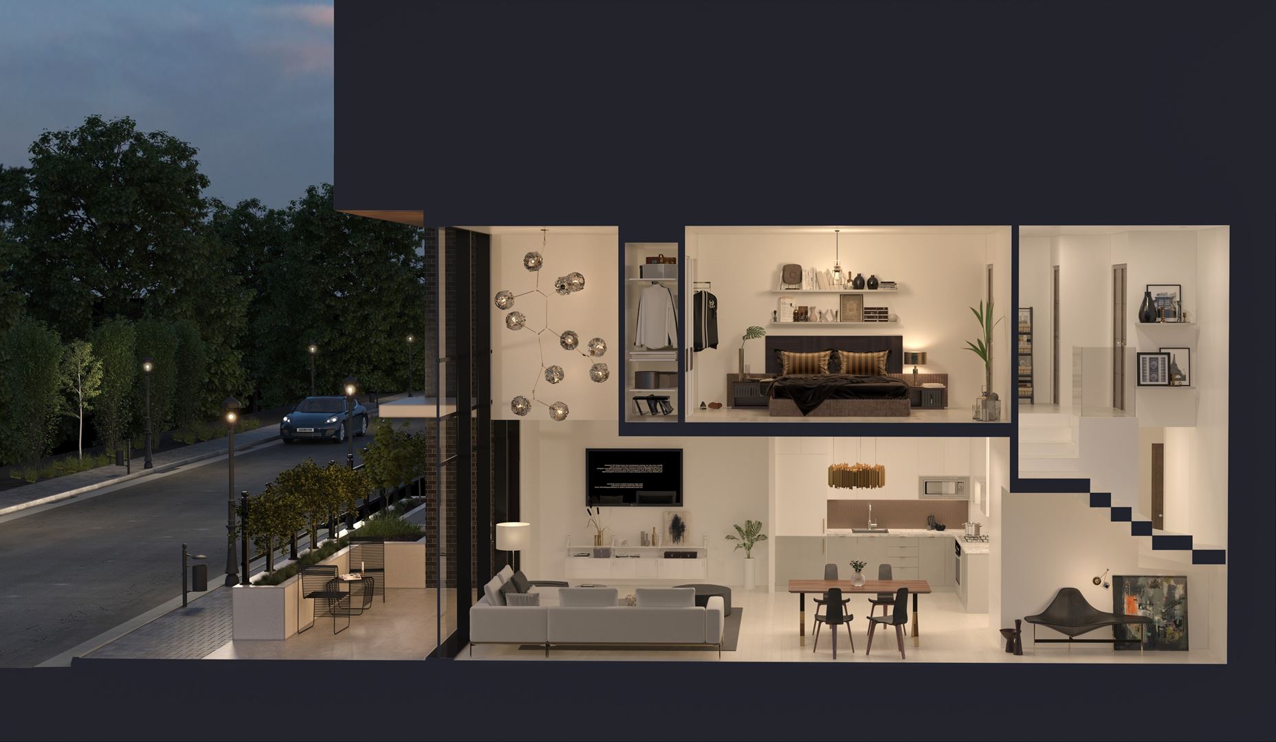 Nord Towns at Expo City rendering
