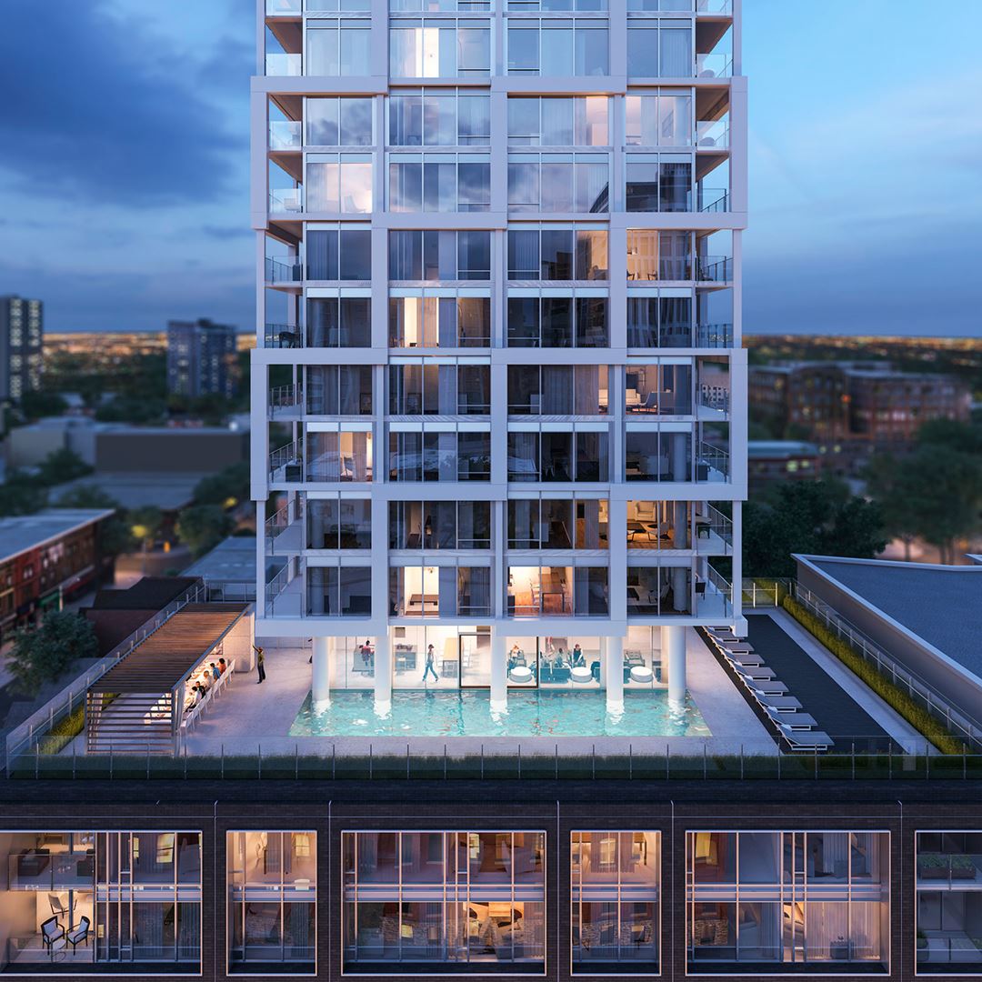 East 55 Condos rendering