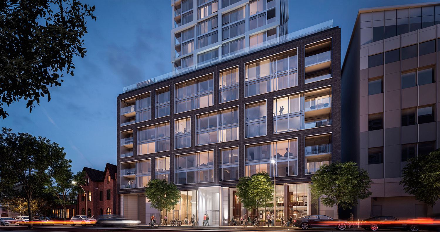 East 55 Condos rendering