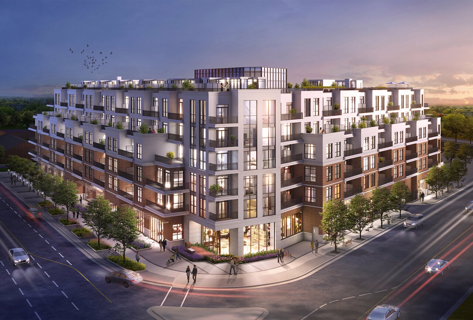 The Residences at Bronte Lakeside rendering