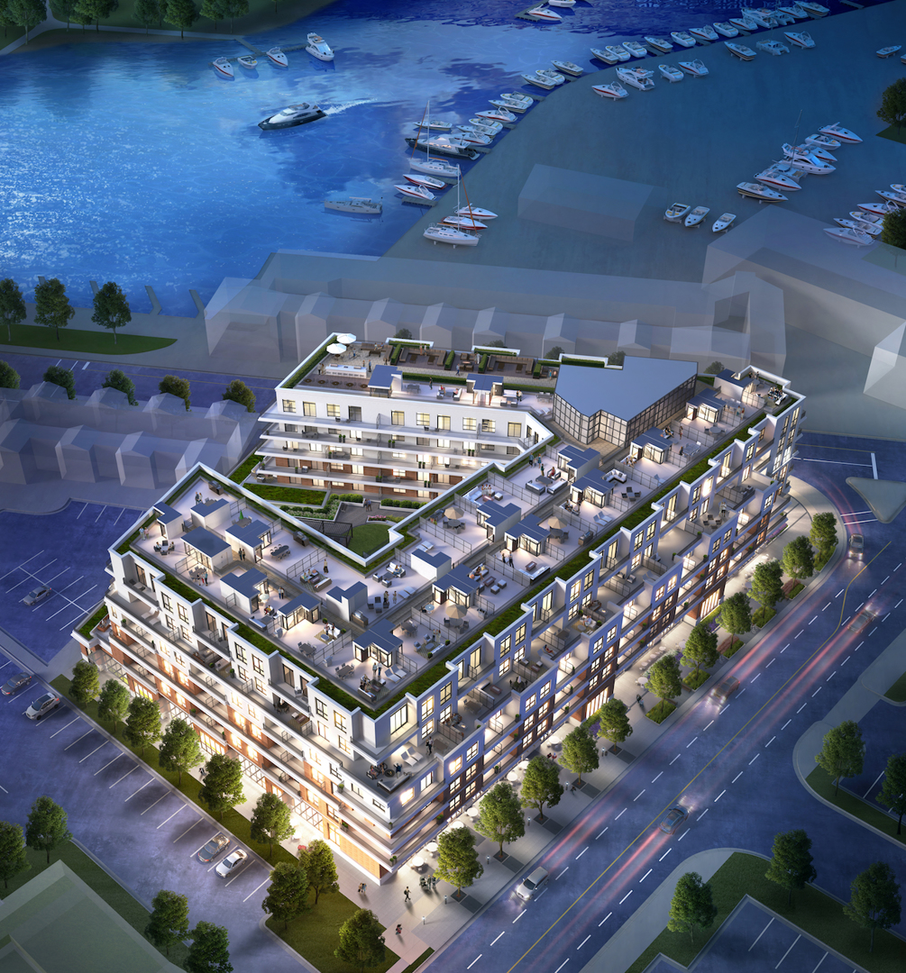 The Residences at Bronte Lakeside rendering