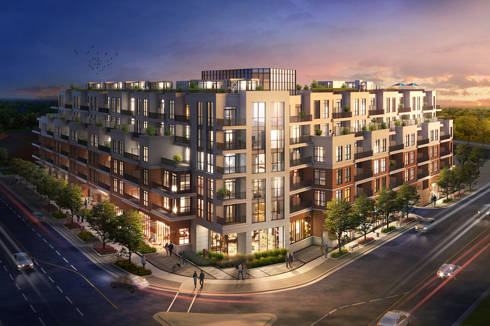 The Residences at Bronte Lakeside rendering