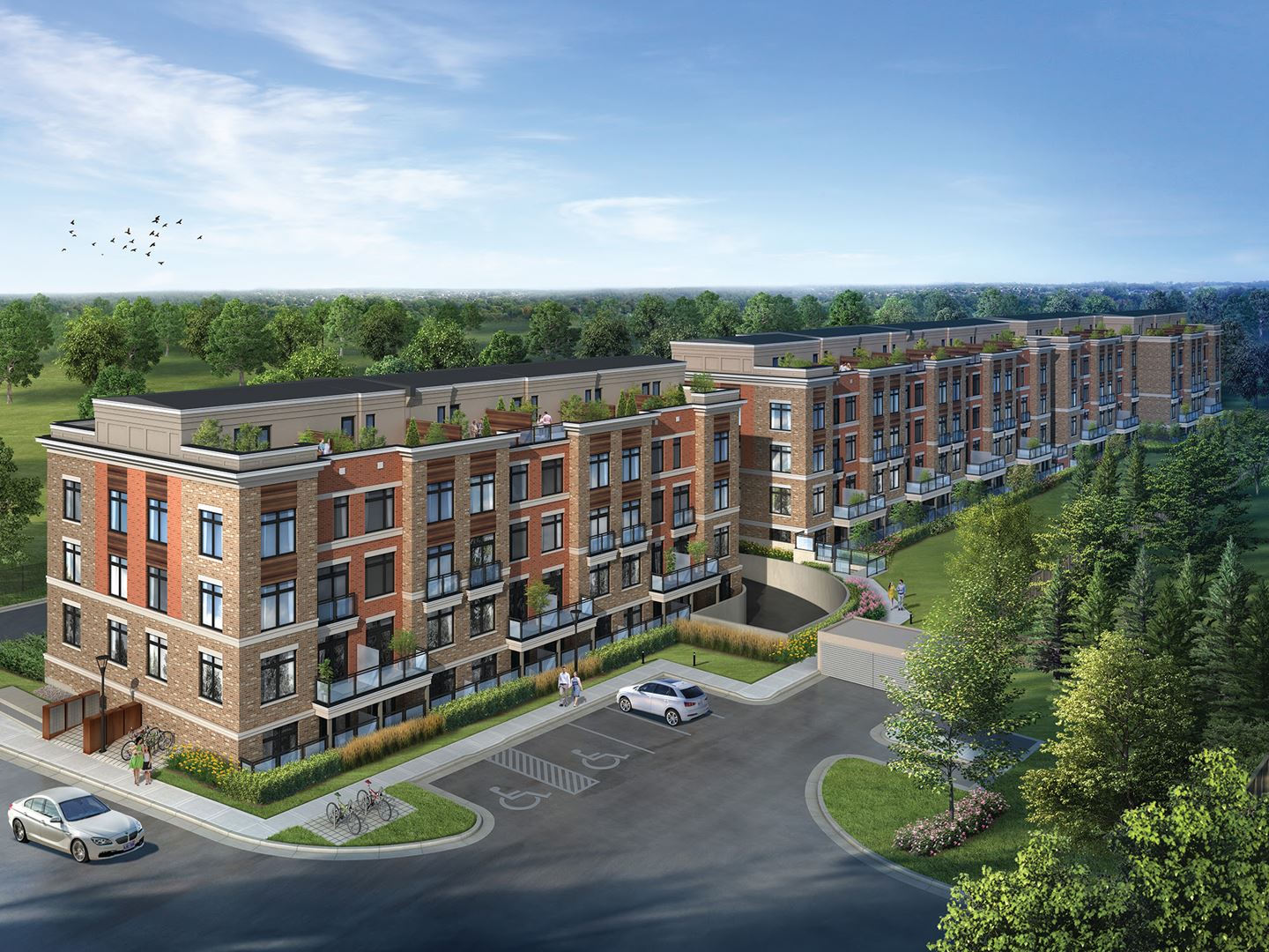 High Point Urban Towns rendering