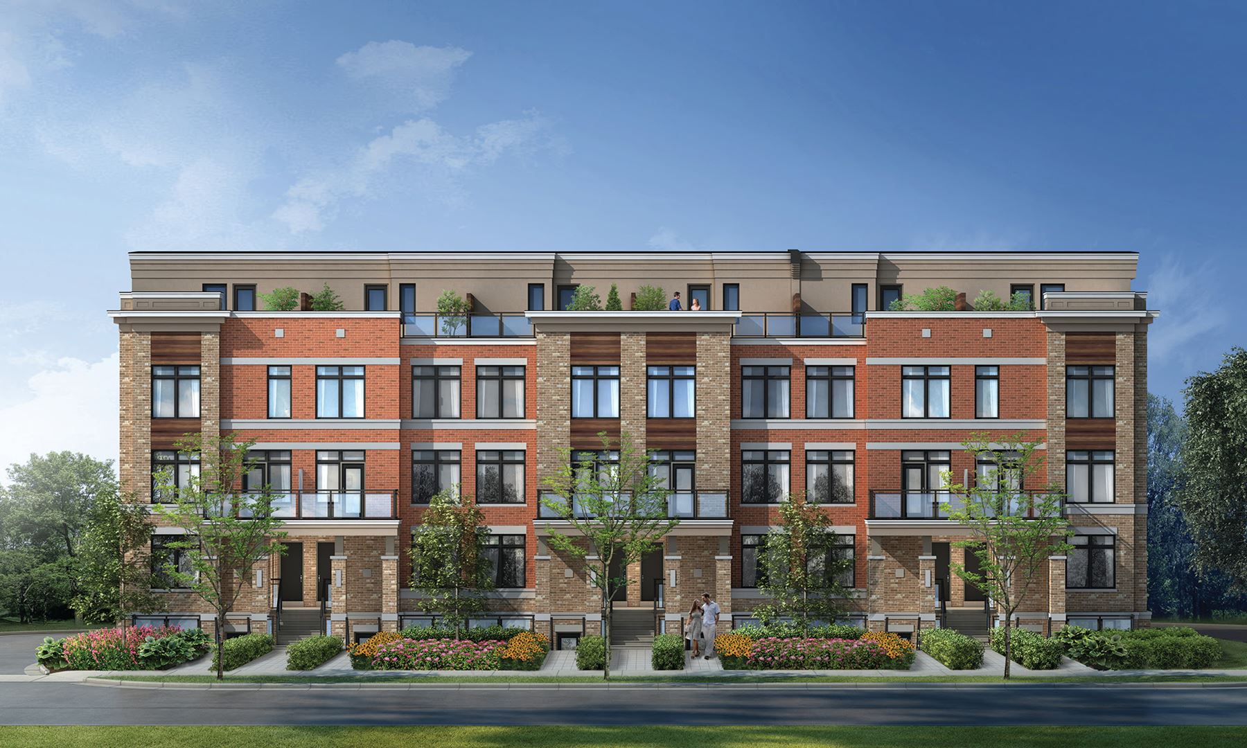 High Point Urban Towns rendering