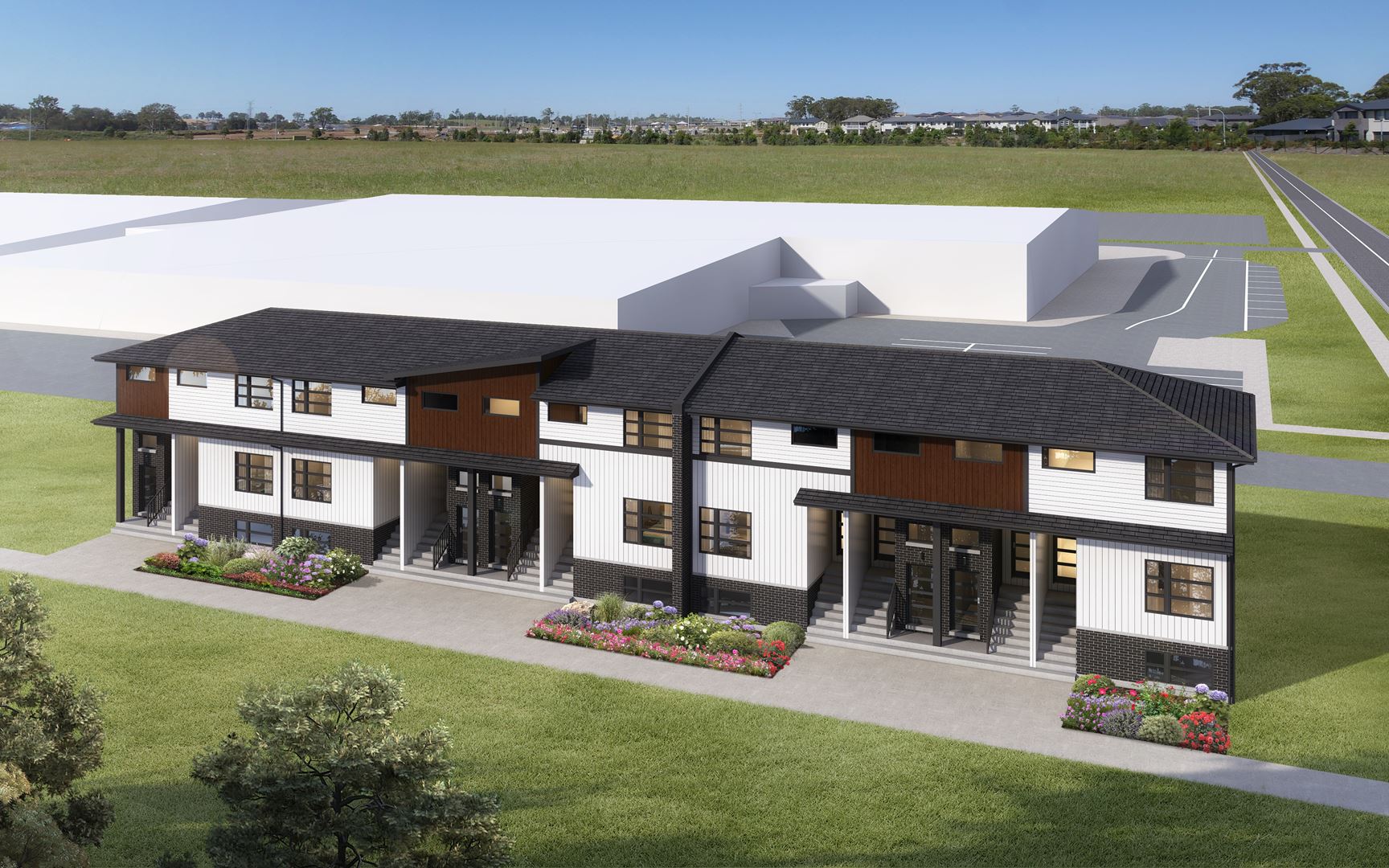 The Clifton Modern Towns rendering