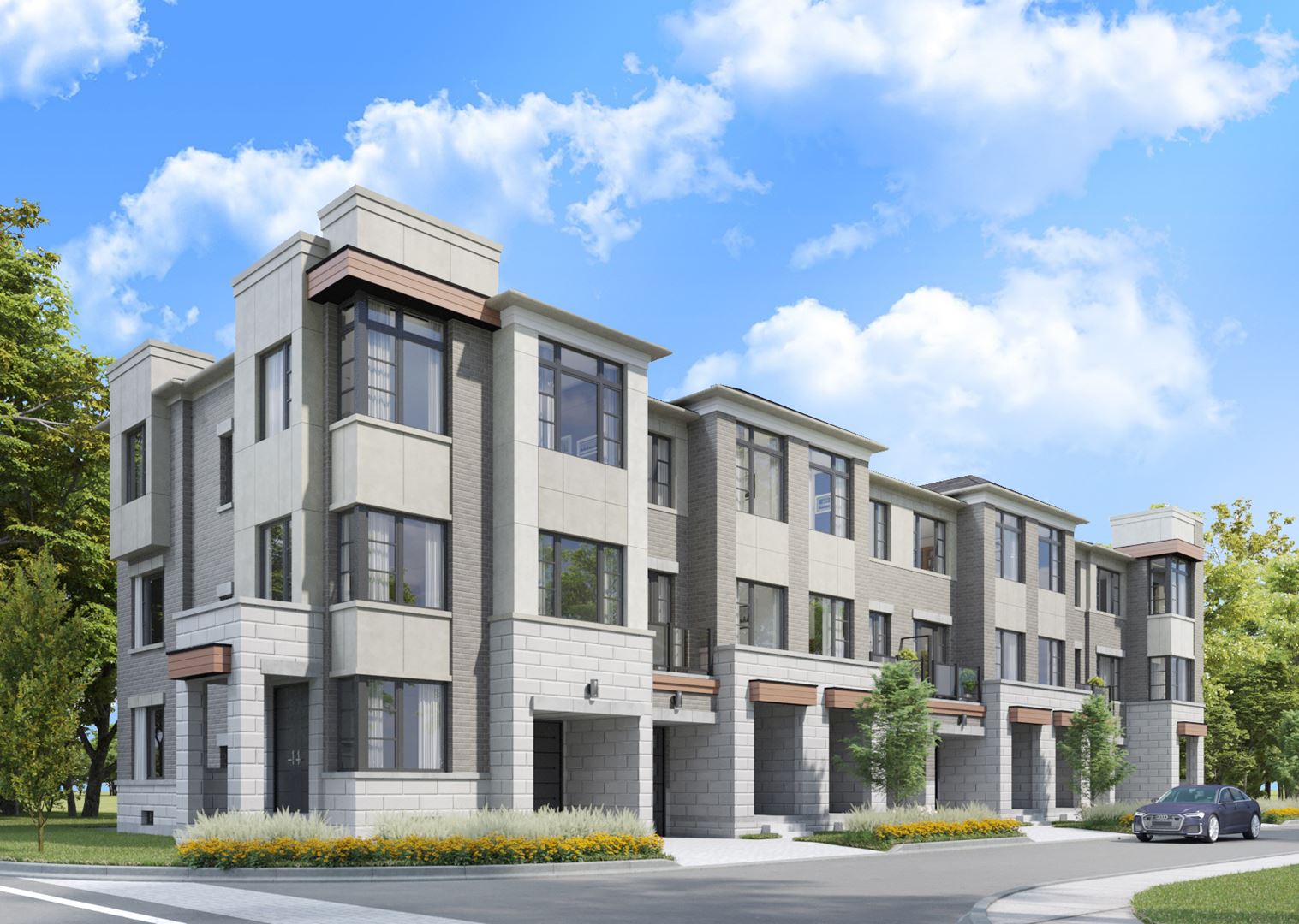 Twelve Oaks Towns rendering