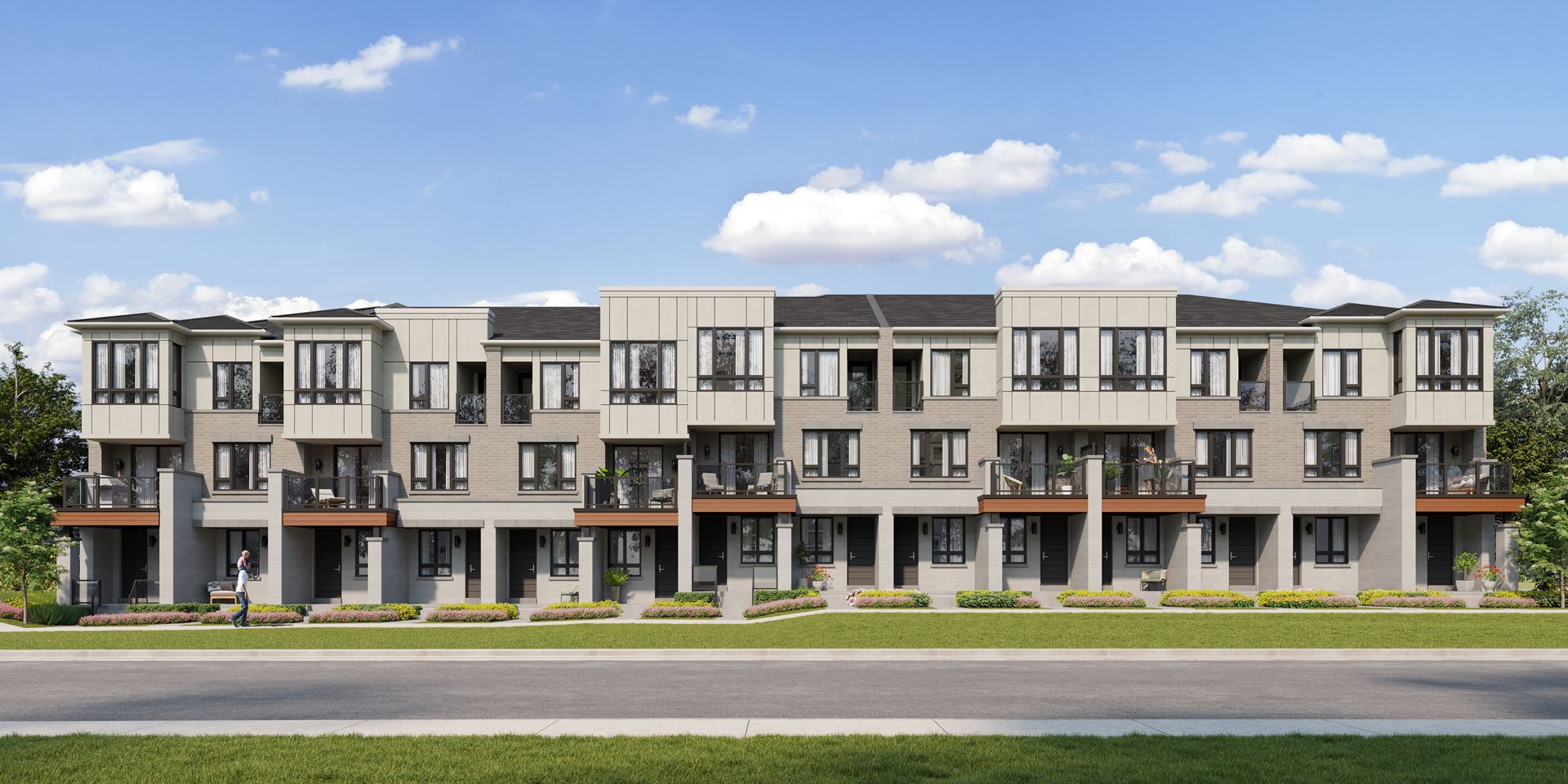 Twelve Oaks Towns rendering