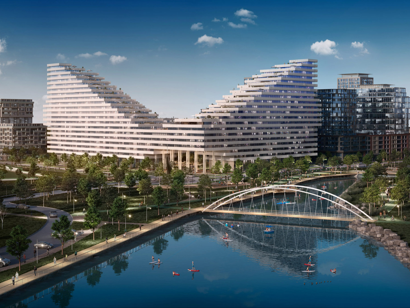 Harbourwalk at Lakeview Village rendering