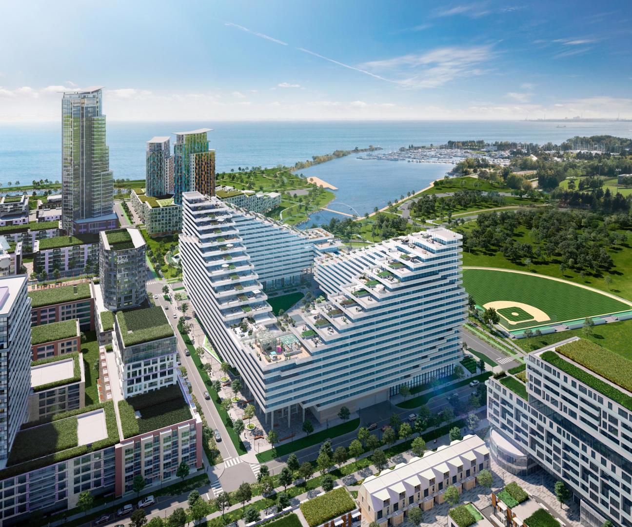 Harbourwalk at Lakeview Village rendering