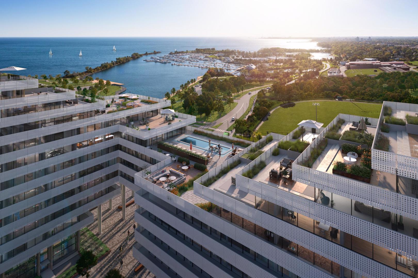Harbourwalk at Lakeview Village rendering