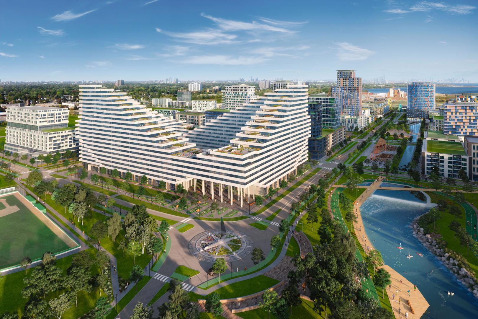 Harbourwalk at Lakeview Village rendering