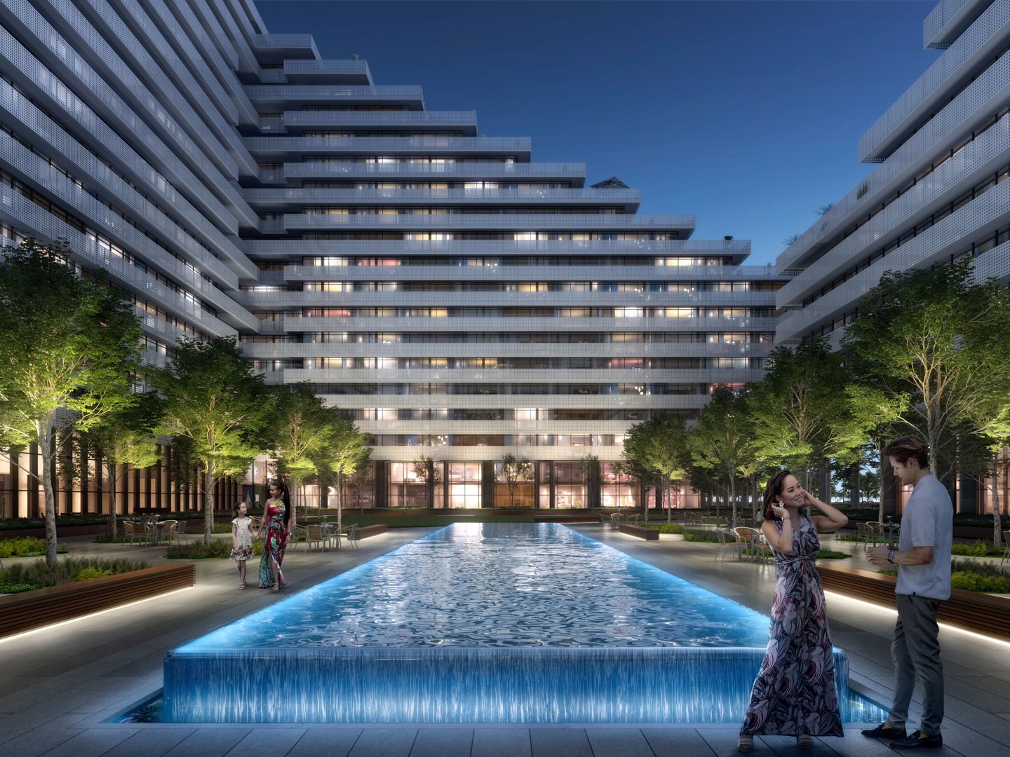Harbourwalk at Lakeview Village rendering