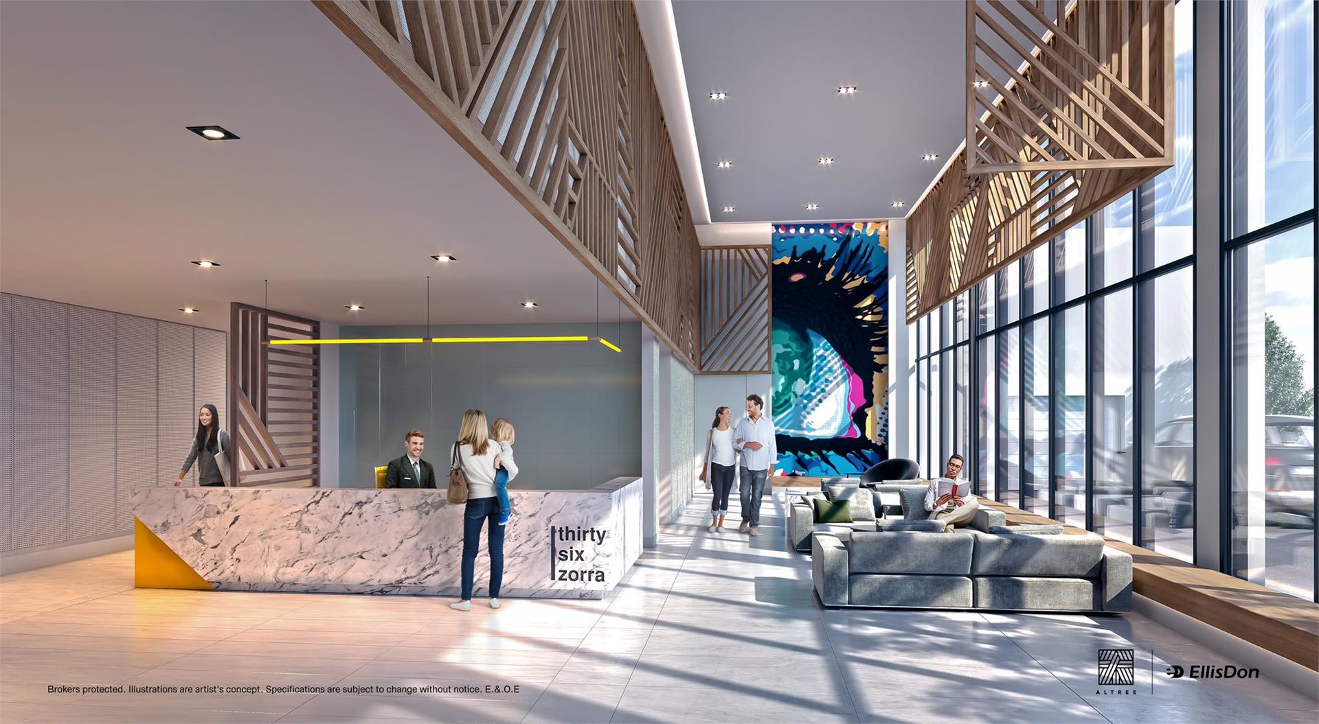 Thirty Six Zorra Condominiums rendering