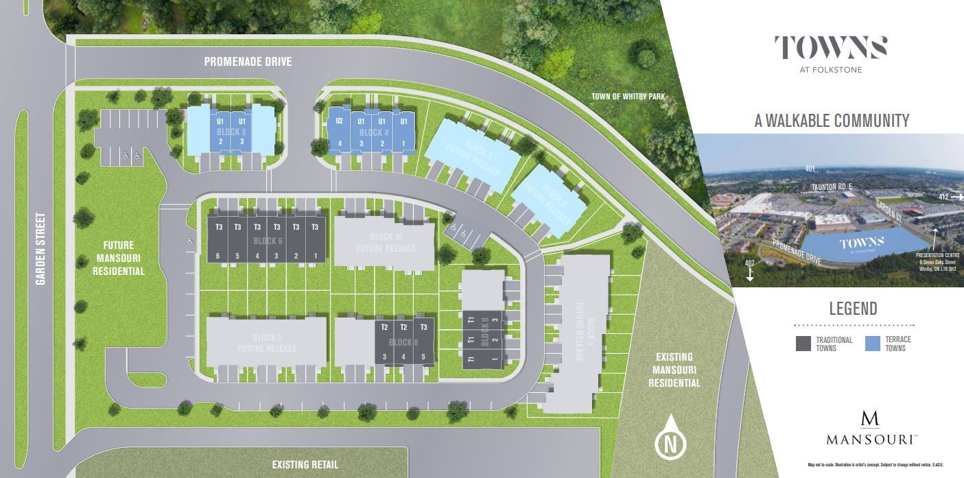 Towns at Folkstone rendering