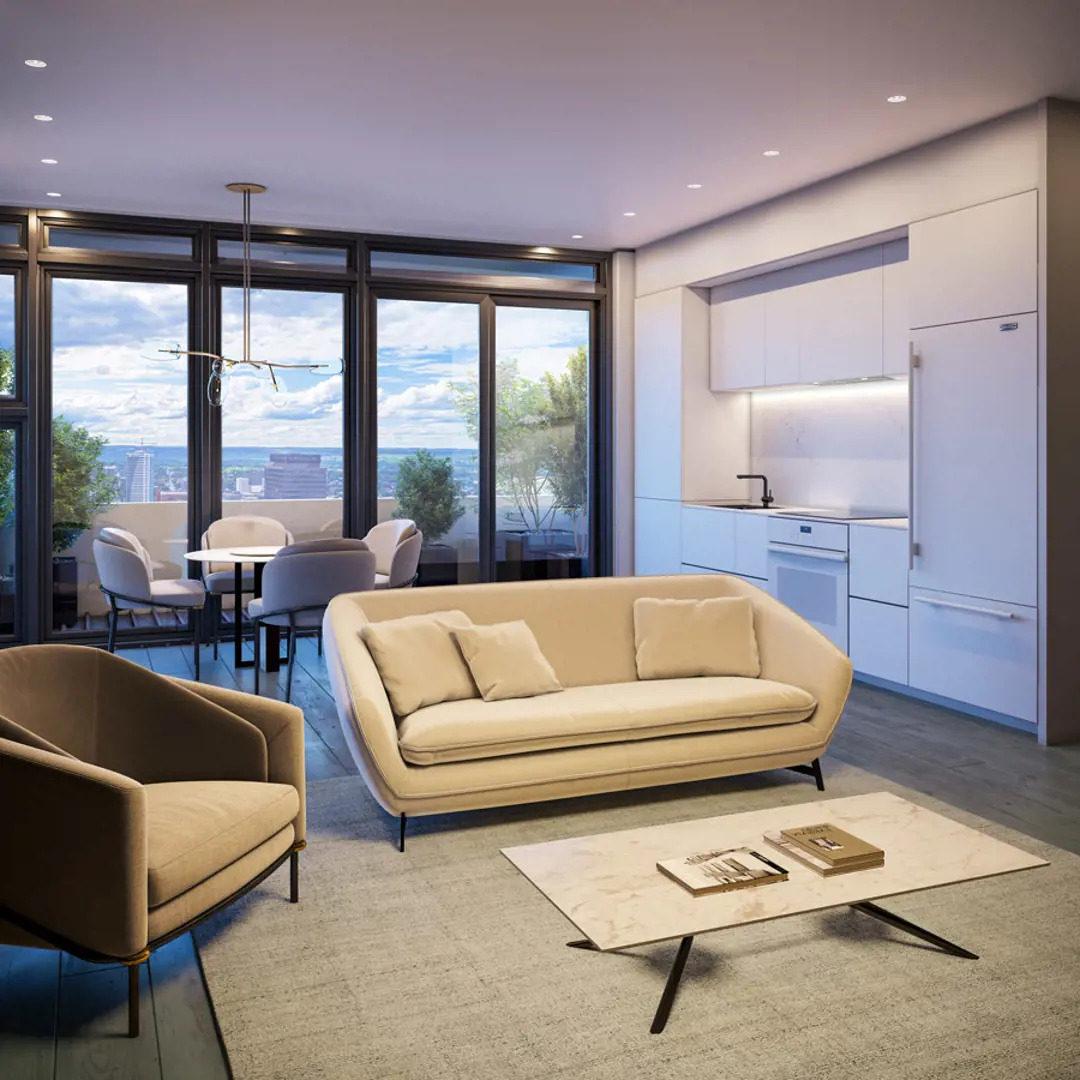 The Moderne rendering