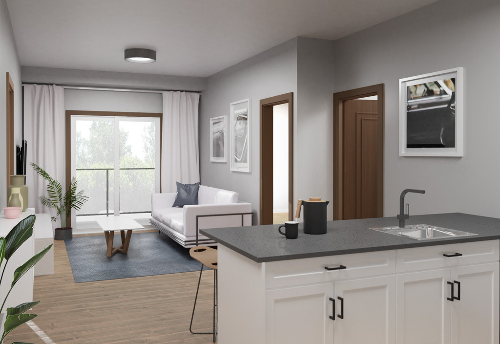 The District on Gardiners rendering