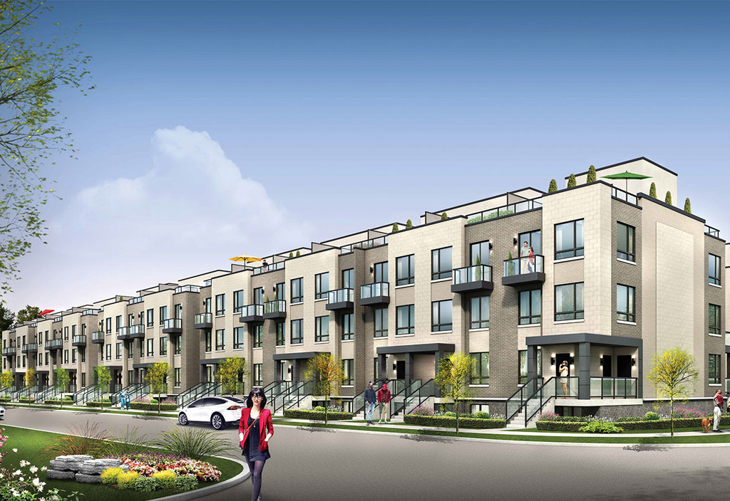 Downtown Aura rendering