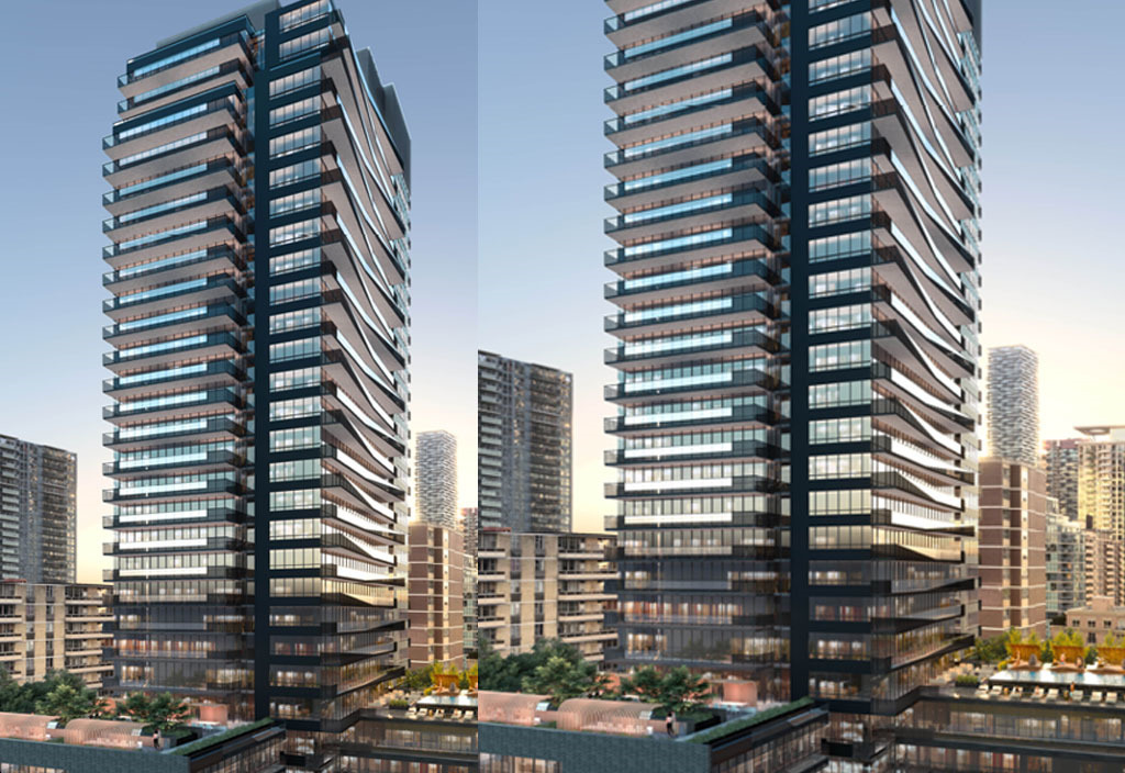 Line 5 – The South Tower rendering