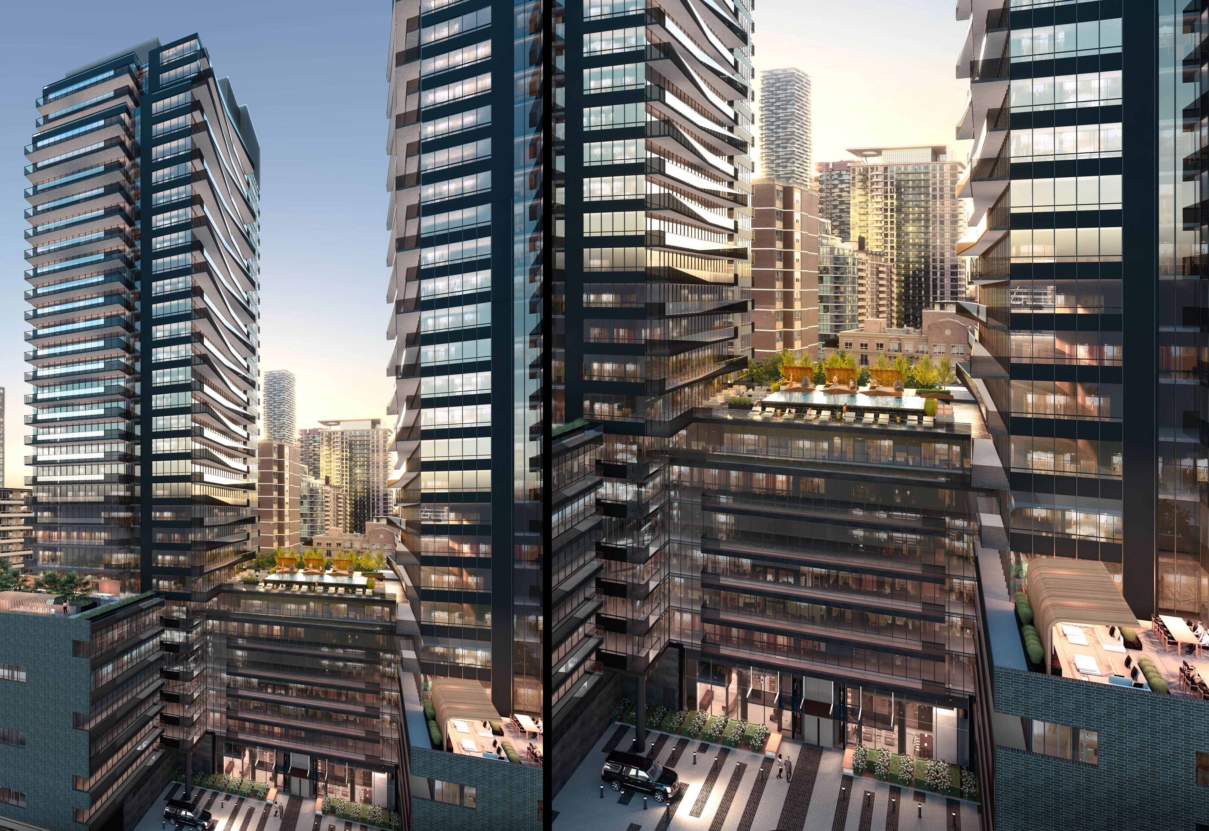 Line 5 – The South Tower rendering