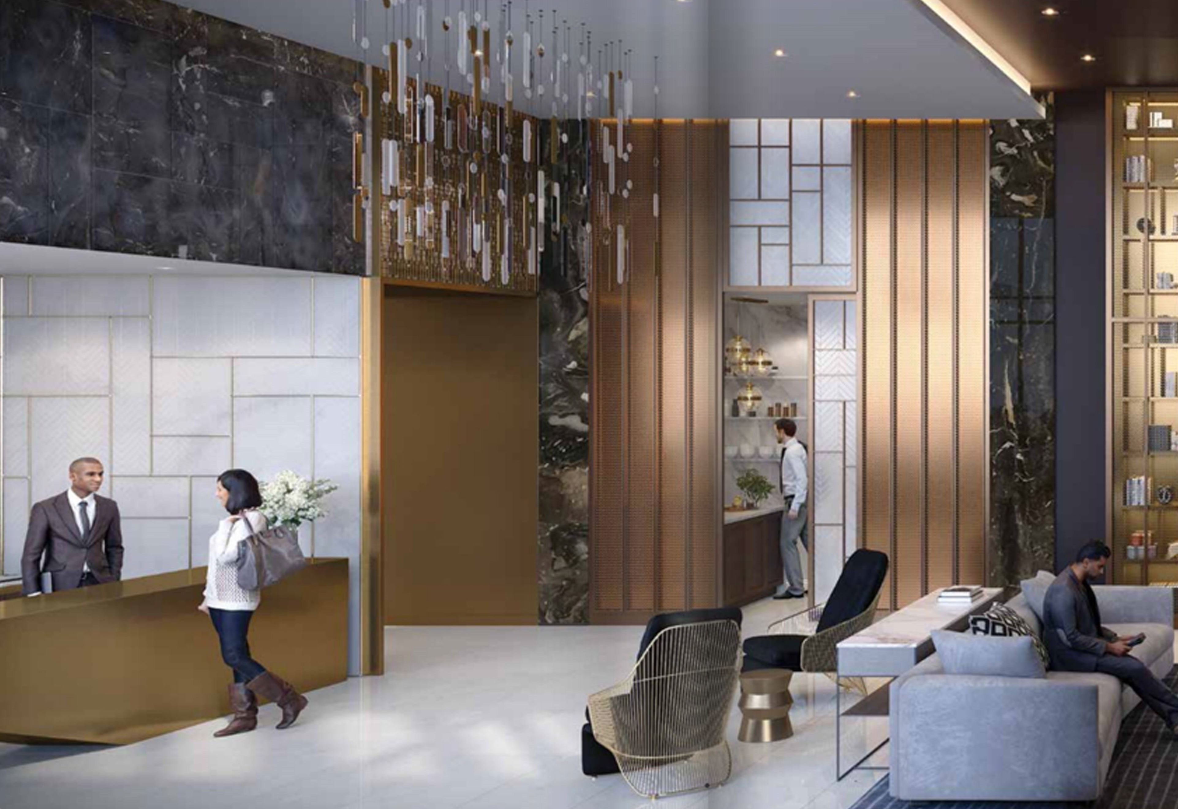 Line 5 – The South Tower rendering