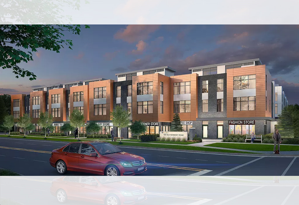 One Place Gardens Towns rendering