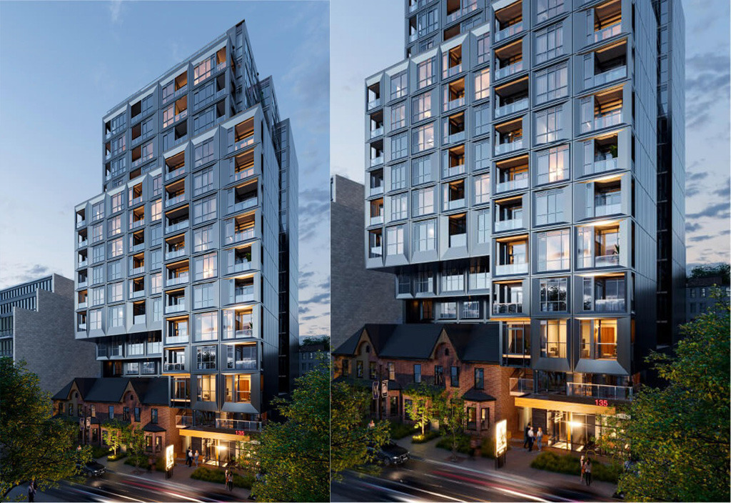 The Addison rendering