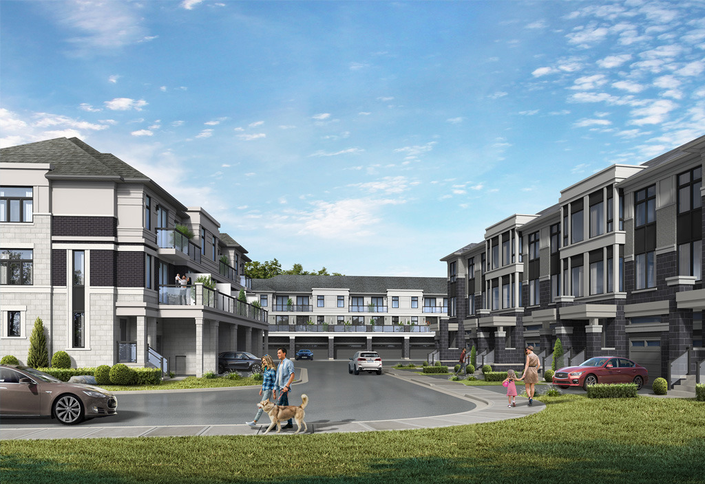 Lake Wilcox Towns rendering