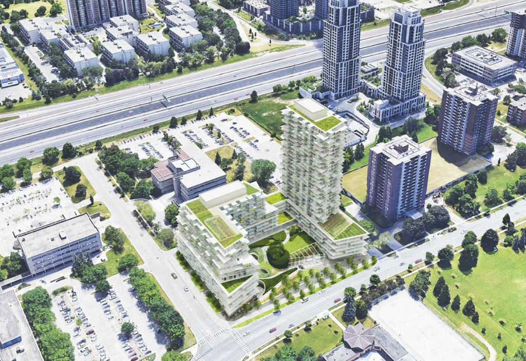 385 The West Mall Condos rendering