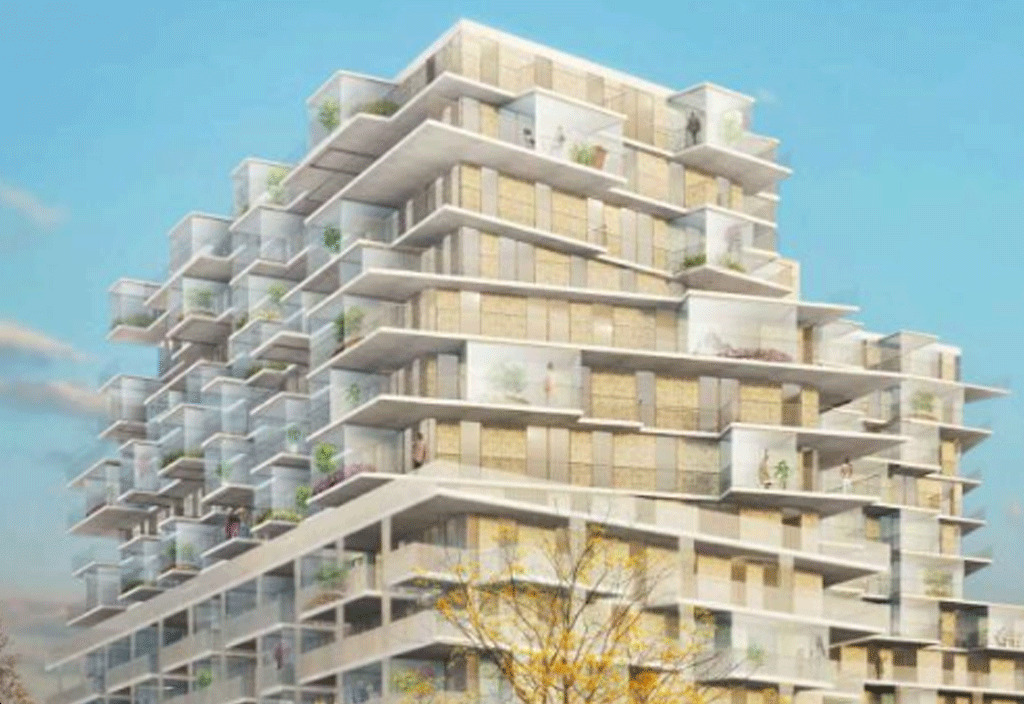 385 The West Mall Condos rendering