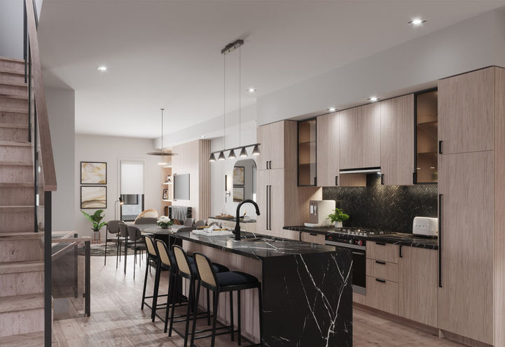 Qui Modern Towns rendering