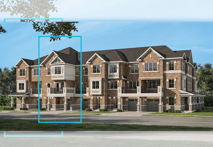 Hawthorne South Village Towns rendering