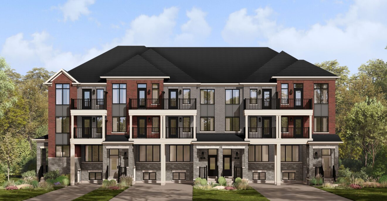 Arbor west townhomes rendering