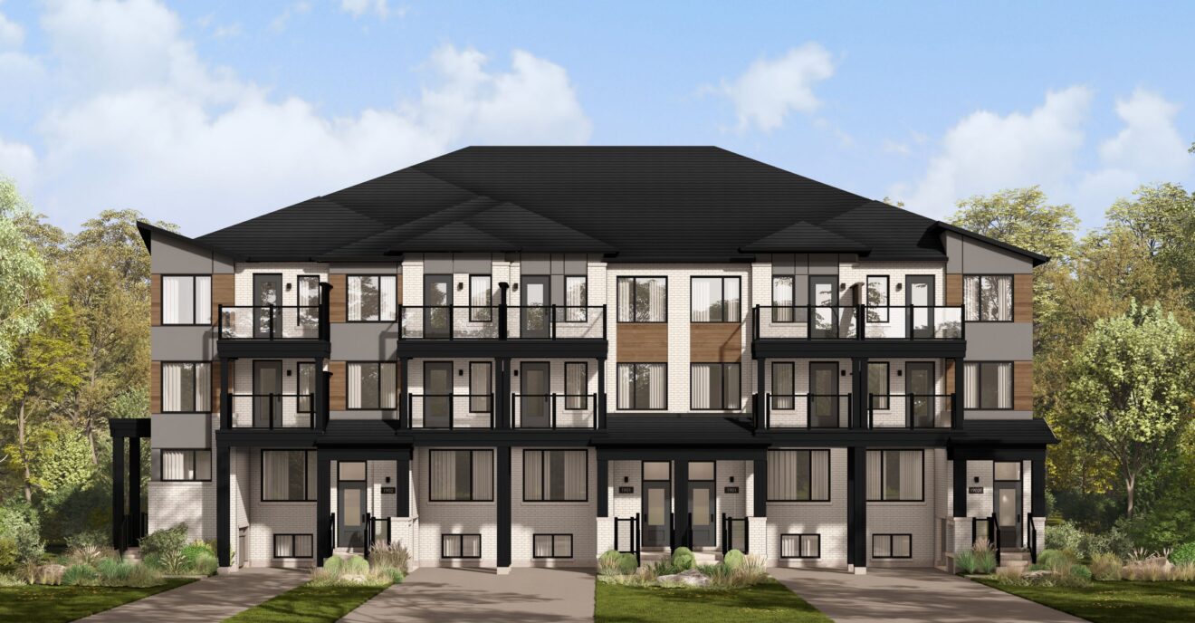 Arbor west townhomes rendering