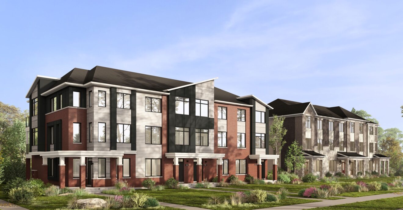 Arbor west townhomes rendering