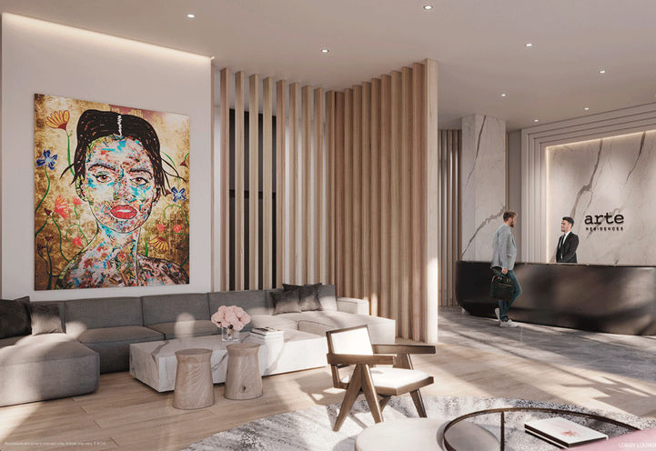 Arte Condos rendering