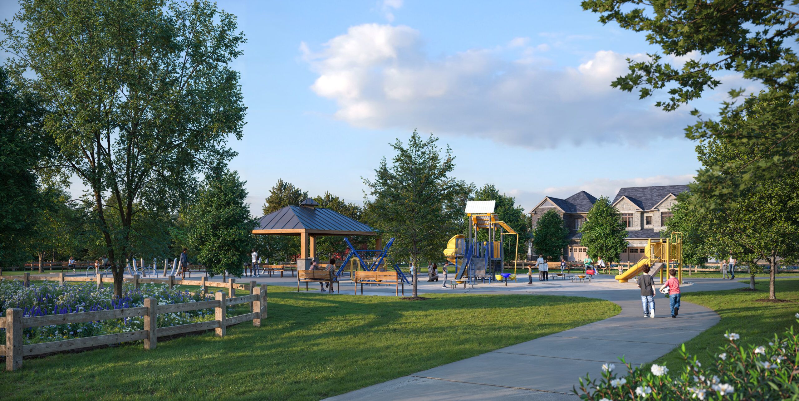 Park and Lake Homes rendering