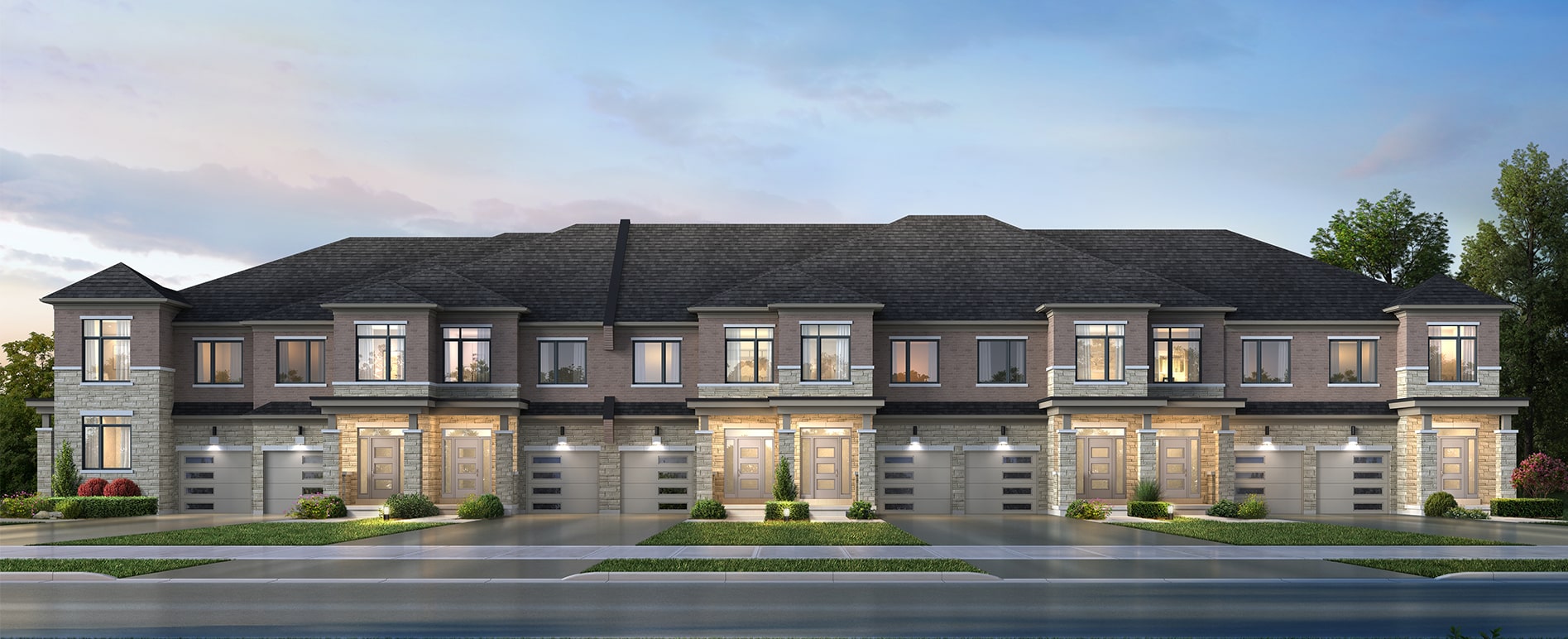 Bayview Heights Towns rendering