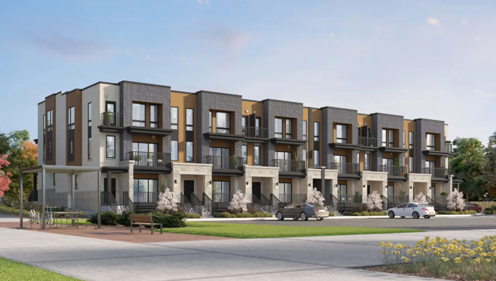 The Erinbrook Towns rendering